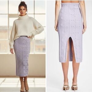 NEW!!! ALICE McCALL LAVENDER SONGBIRD SKIRT Knit
Midi Pencil Sz 8